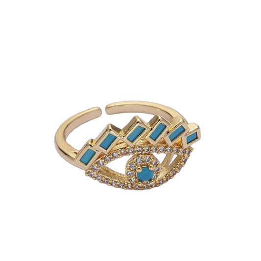 Turquoise Eye Ring