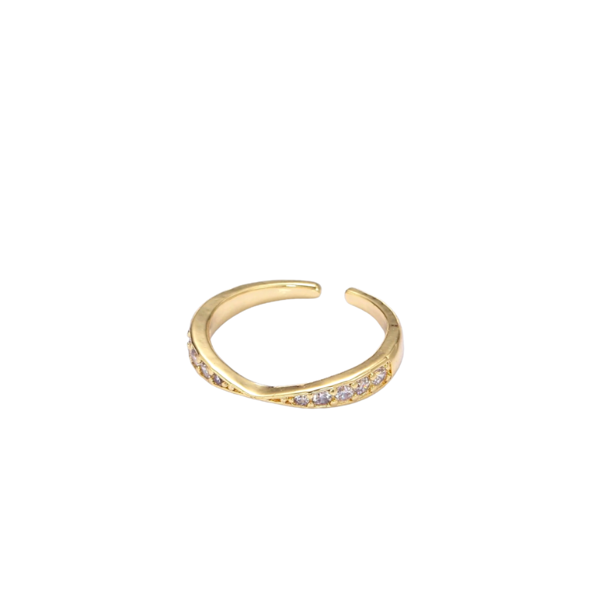 Tapered CZ Ring