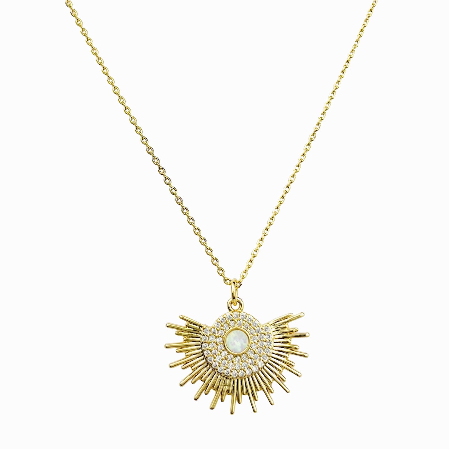 Radiating Sun Necklace